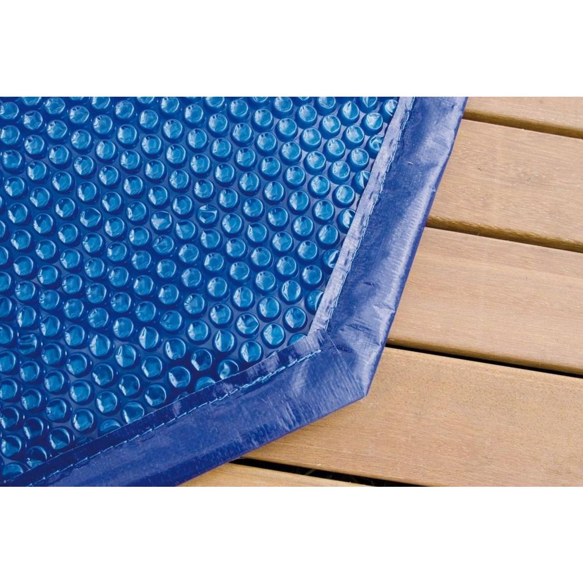 Piscine bois Océa  470X860 - H130cm - Liner Bleu Bâche à bulles bordée - 470x860 cm