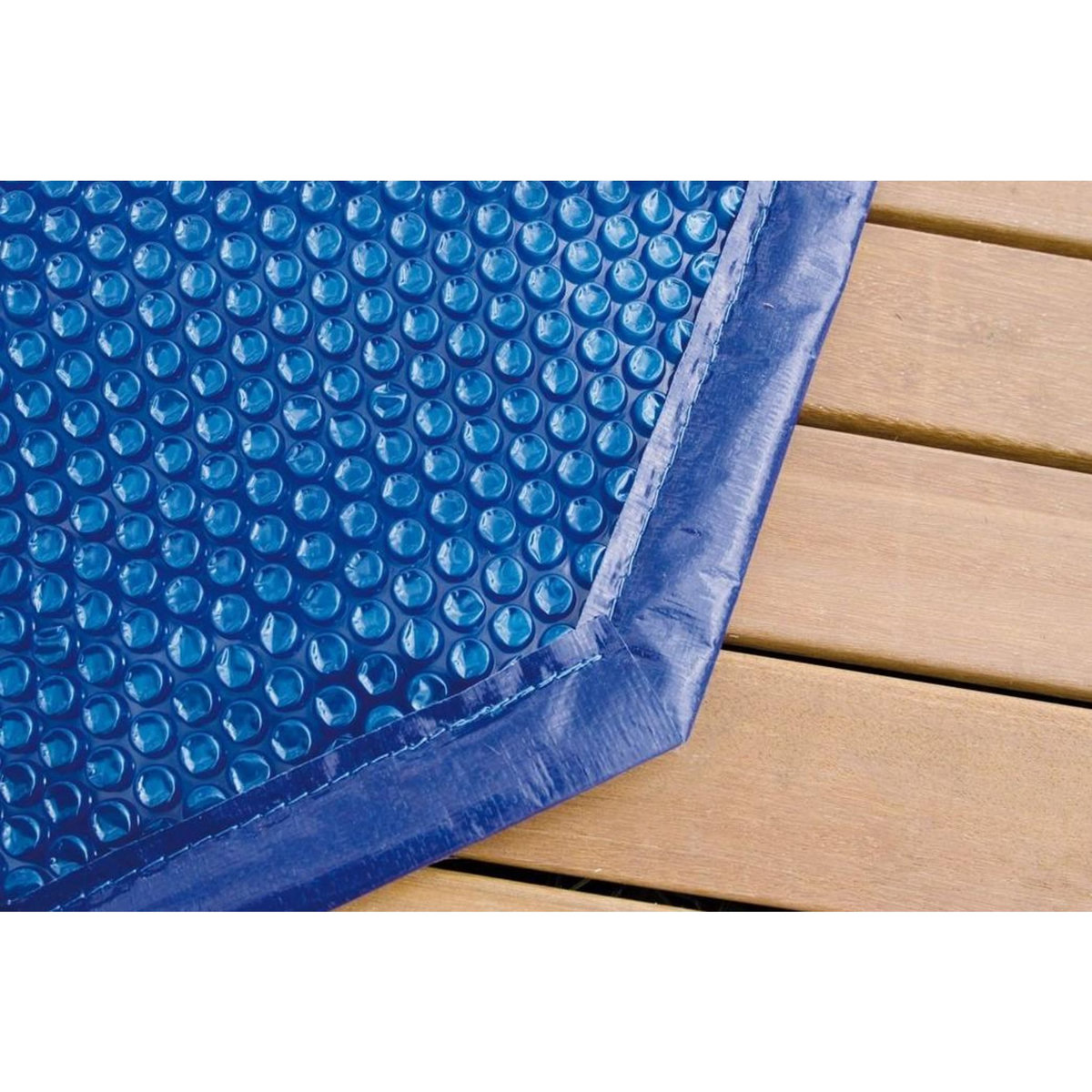 Piscine bois Océa  470X860 - H130cm - Liner Bleu Bâche à bulles bordée - 470x860 cm