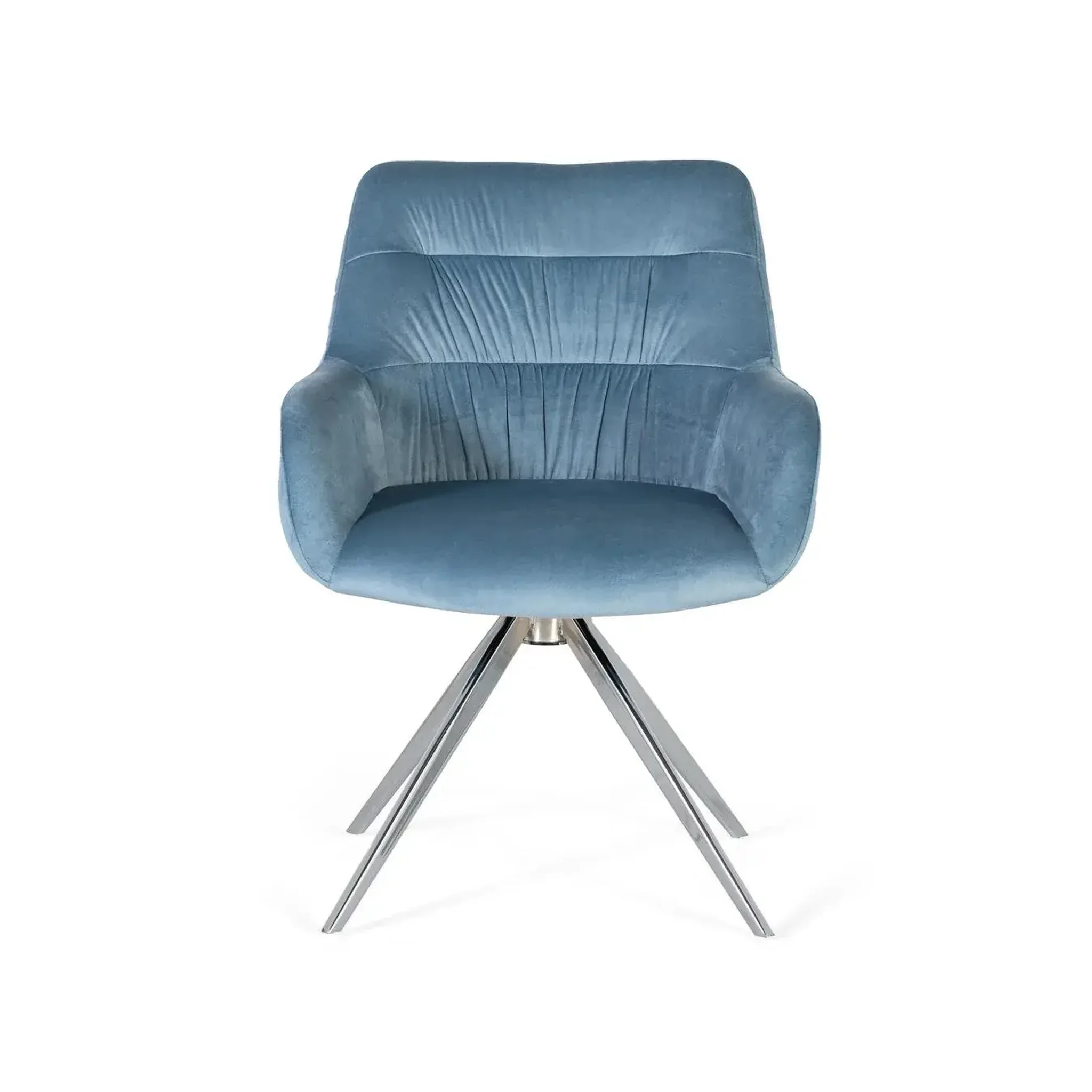 Voir la diapositive 2 : GINER Y COLOMER SL Fauteuil en velours 55 cm style contemporain