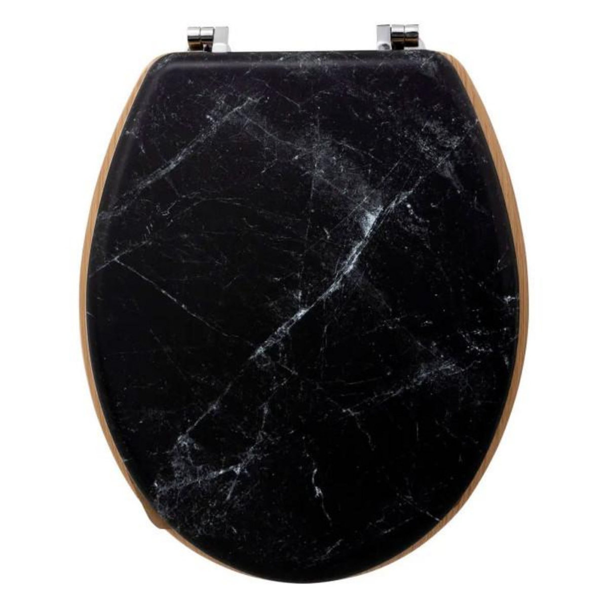 FIVE Abattant WC Imprimé Marbre  Léa  42cm Noir