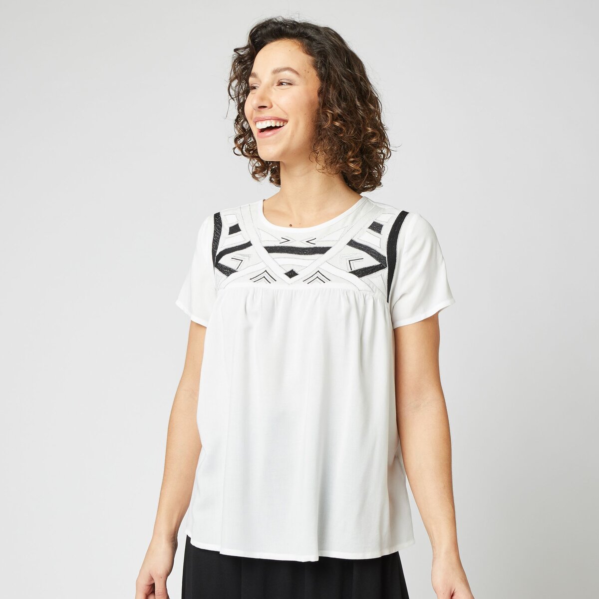 Blouse brodée online femme