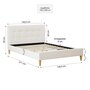Voir la diapositive 4 : HomeStyle4U Lit 2 Places 140x200 cm avec Matelas