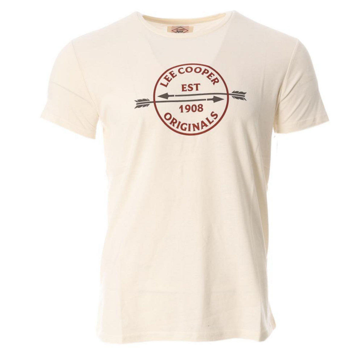 Lee Cooper T shirt Beige Homme Lee Cooper Olaz
