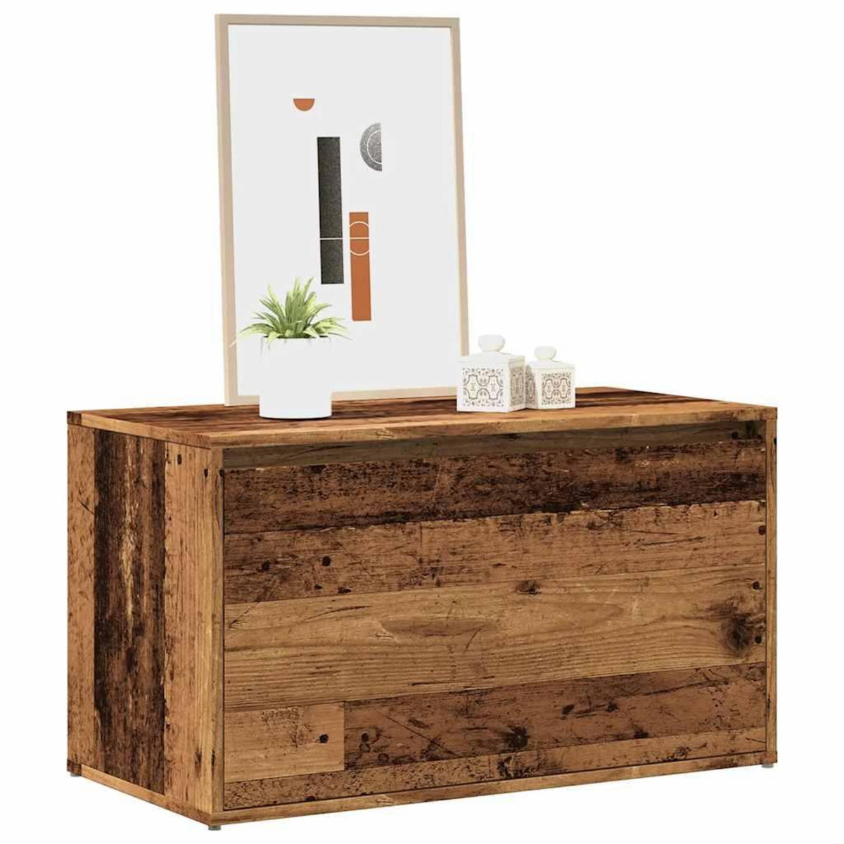VIDAXL Banc d'entree 80x40x45 cm vieux bois bois d'ingenierie