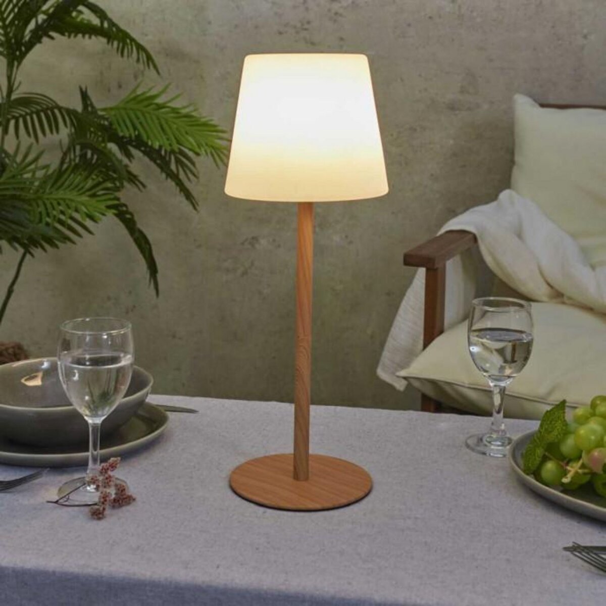 Paris Prix Lampe à LED Intérieur & Extérieur  Nomade  40cm Blanc