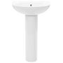 Voir la diapositive 3 : VIDAXL Lavabo autoportant avec socle Ceramique Blanc 520x440x190 mm