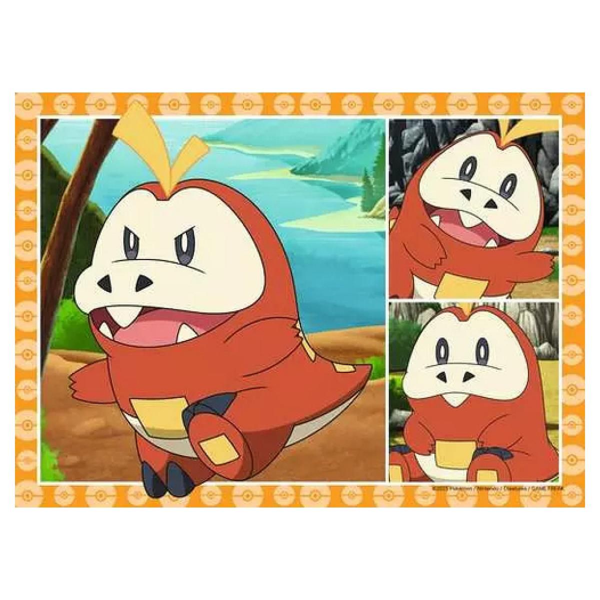 RAVENSBURGER Puzzle 4x35 pieces - Speedy puzzle Pokemon