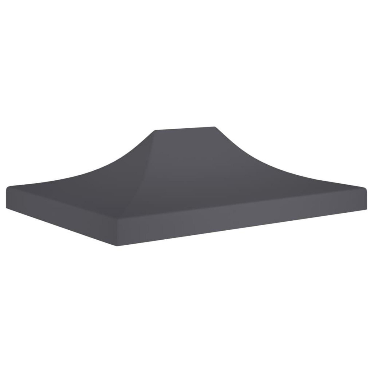 VIDAXL Toit de tente de reception 4,5x3 m Anthracite 270 g/m^2