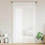 Voir la diapositive 2 : VIDAXL Rideau en fils 2 pcs 140 x 250 cm Blanc