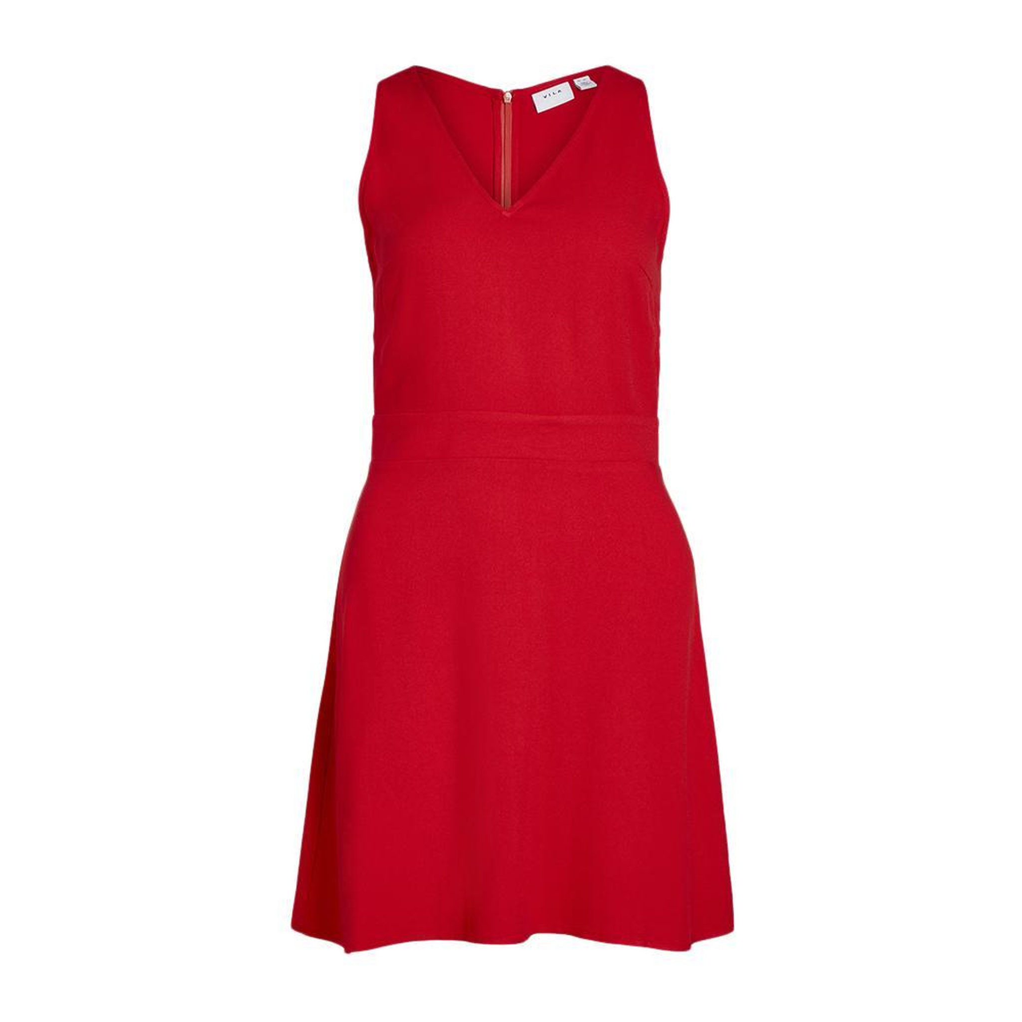 Voir la diapositive 1 : Vila Robe Rouge Femme Vila Viliane