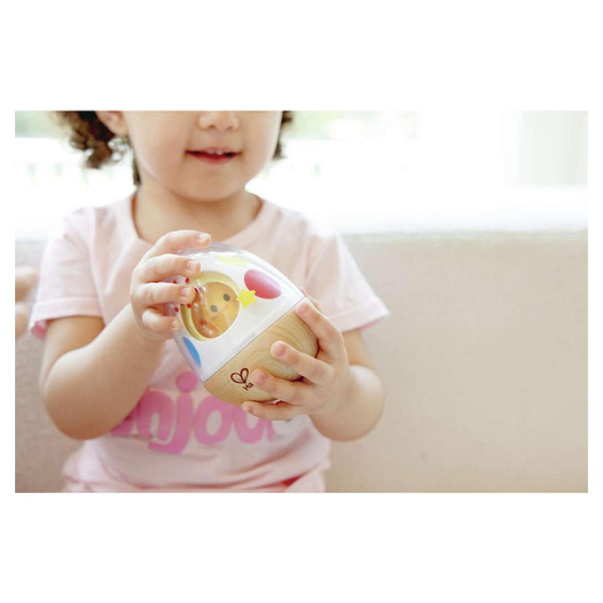 Voir la diapositive 2 : Hape Oeuf surprise a empiler en bois