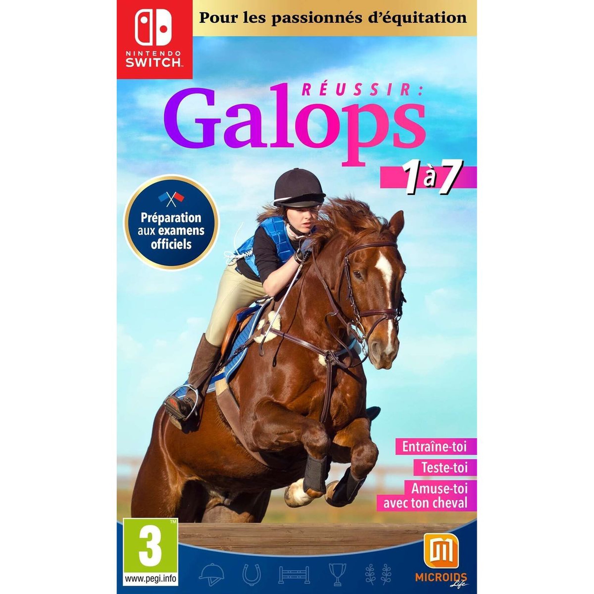 Voir la diapositive 1 : Galops 1 à 7 Nintendo Switch