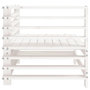 Voir la diapositive 5 : VIDAXL Canapes d'angle de jardin 2 pcs blanc bois de pin massif