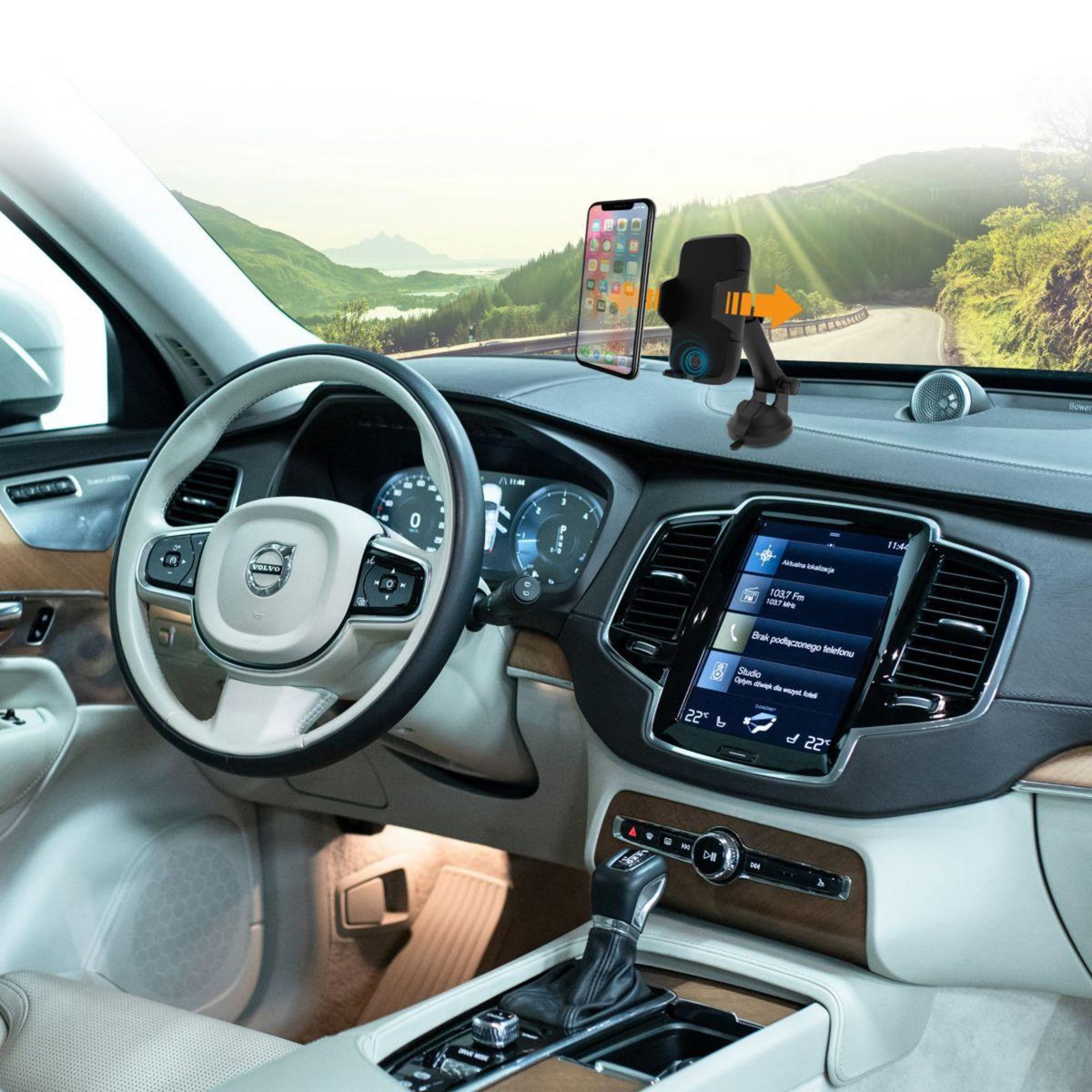 TNB Support smartphone Voiture motorisé pack 3 en 1