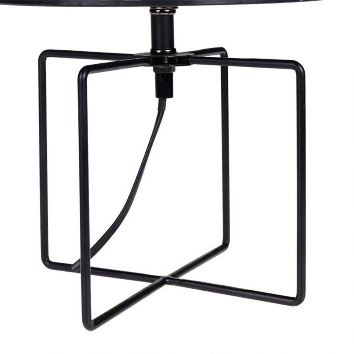 OSTARIA Lampe métal ajouré Calathéa noir