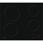 Indesit Table de cuisson vitrocéramique 60cm 4 feux 6200w noir - ri161c