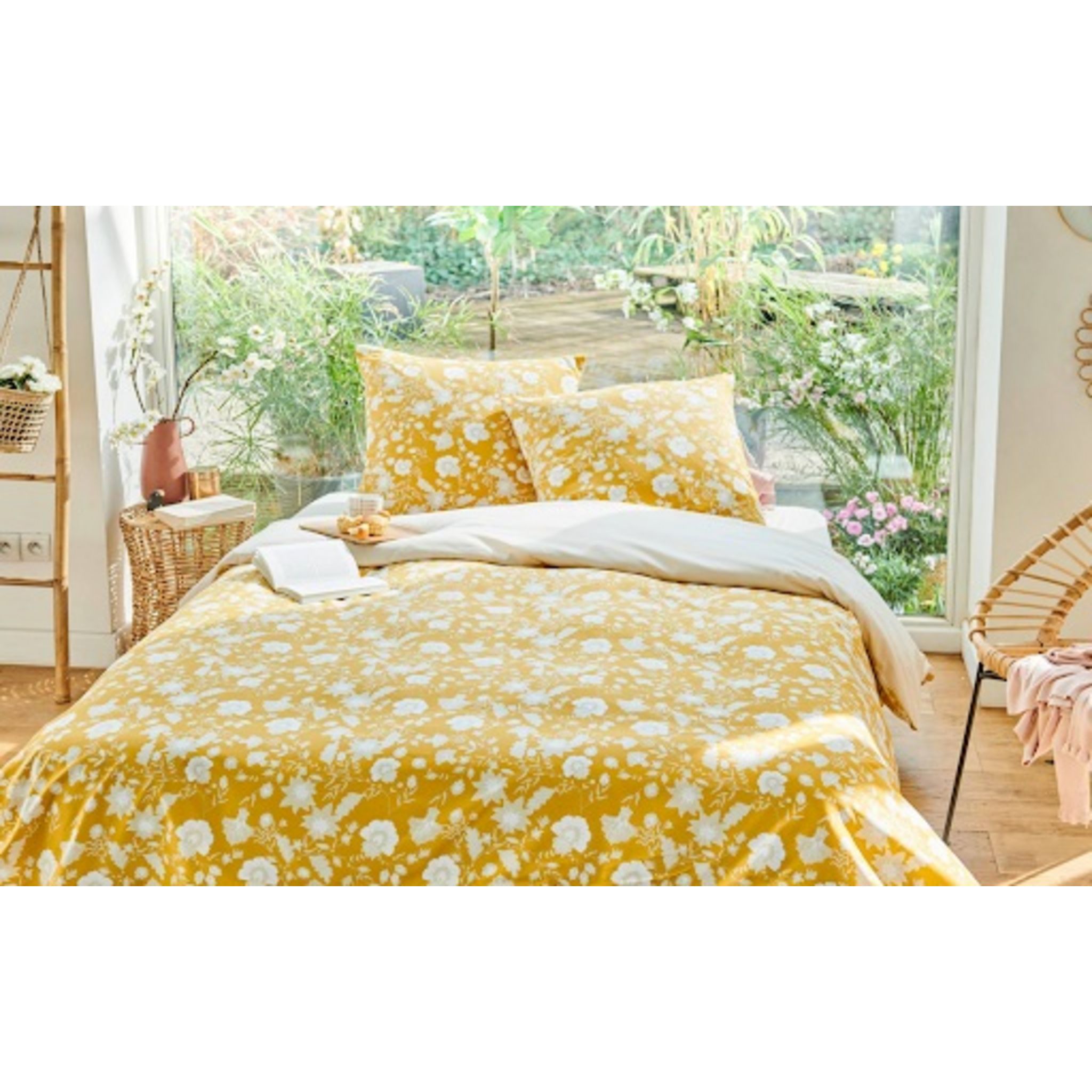 Papierdrachen Housse De Coussin - Motif Prairie Florale - Tailles Standard