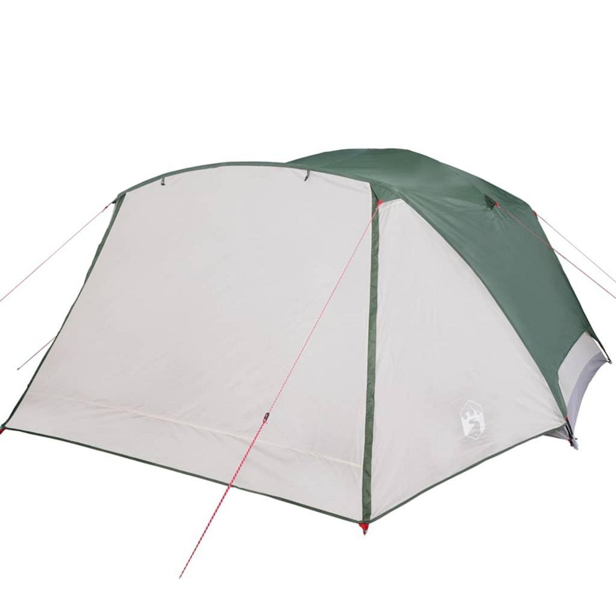 VIDAXL Tente de camping avec porche 4 personnes vert impermeable