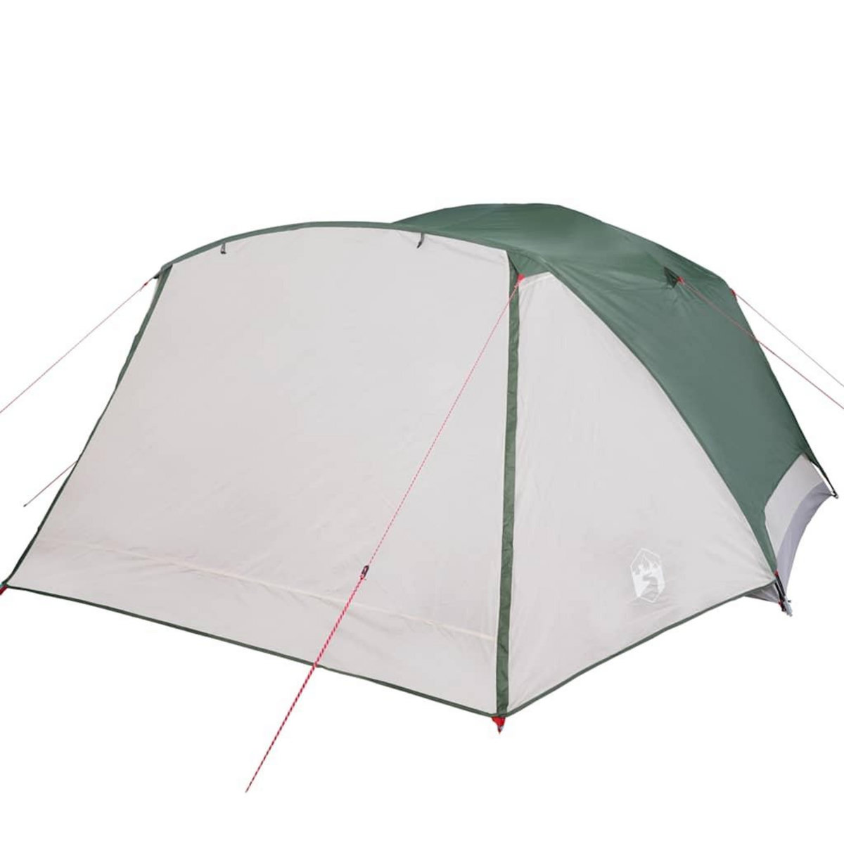 VIDAXL Tente de camping avec porche 4 personnes vert impermeable