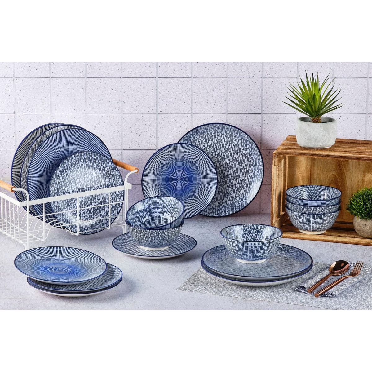 BJORN Service Les essentiels - 18 pièces - Dark blue