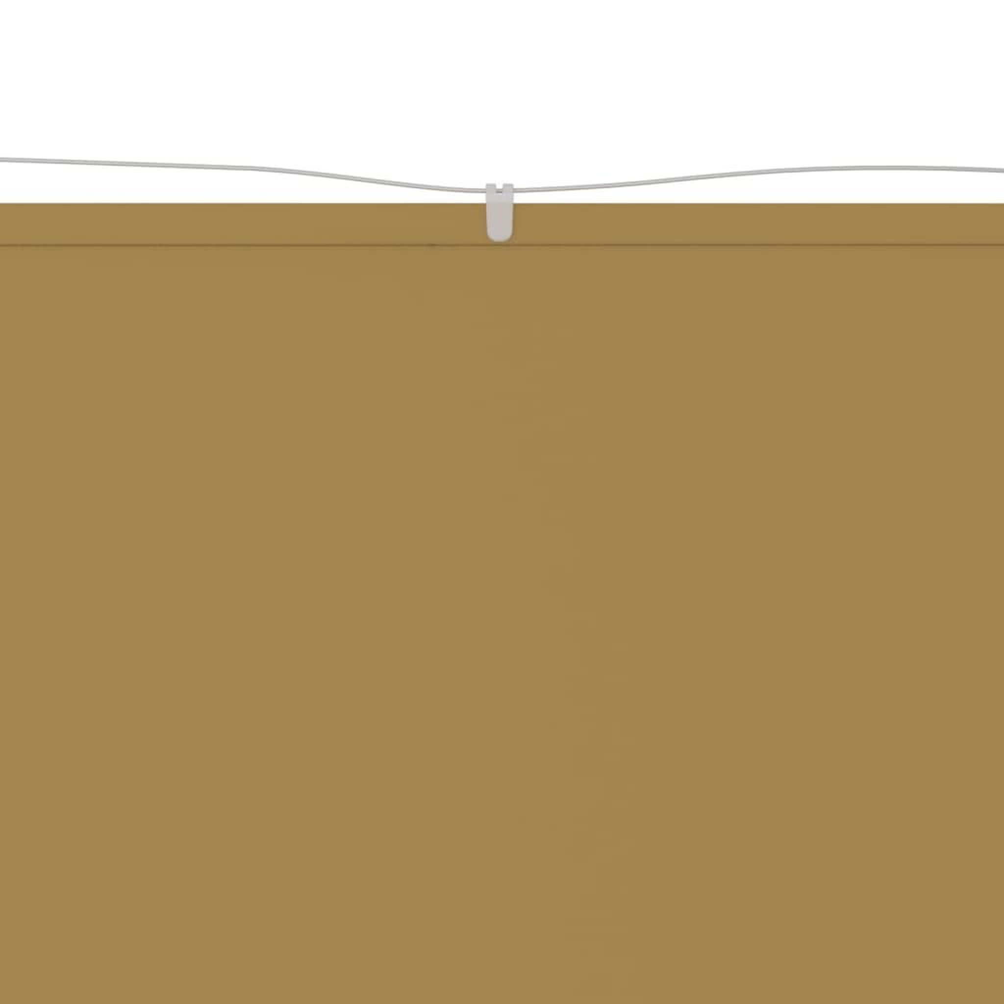 Voir la diapositive 3 : VIDAXL Auvent vertical Beige 60x1000 cm Tissu oxford