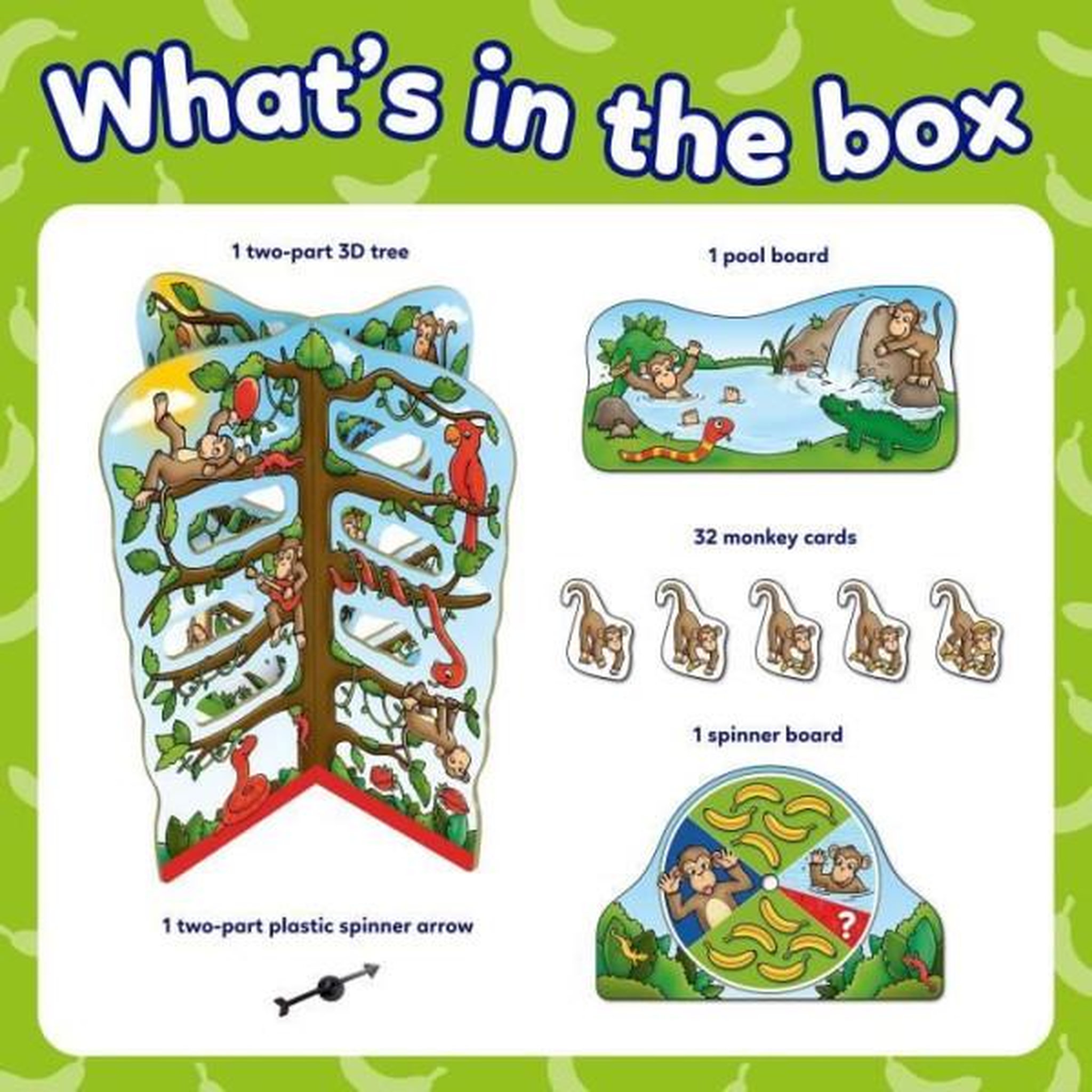 Voir la diapositive 2 : N/A Orchard toys cheeky monkeys a luck game