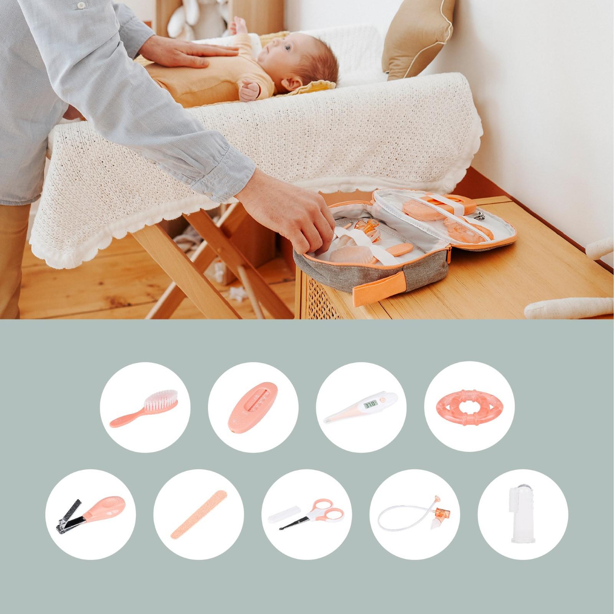 Voir la diapositive 4 : BABYMOOV COMPACT GROOMING SET
