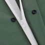 Voir la diapositive 3 : VIDAXL Manteau de pluie long impermeable resistant a capuche vert L