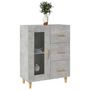 Voir la diapositive 4 : VIDAXL Buffet gris beton 69,5x34x90 cm bois d'ingenierie