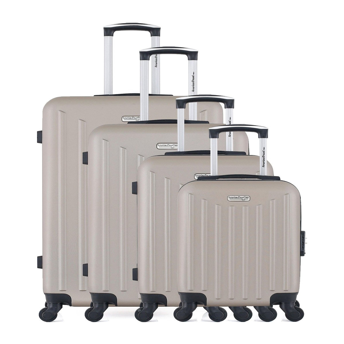 AMERICAN TRAVEL AMERICAN TRAVEL - Set de 4 Valises BROOKLYN-M 75 cm 4 Roues