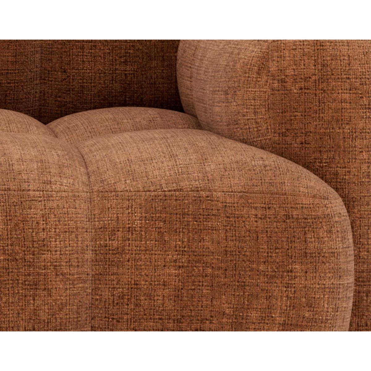 LISA DESIGN Grace - canapé modulable 3 places en velours texturé