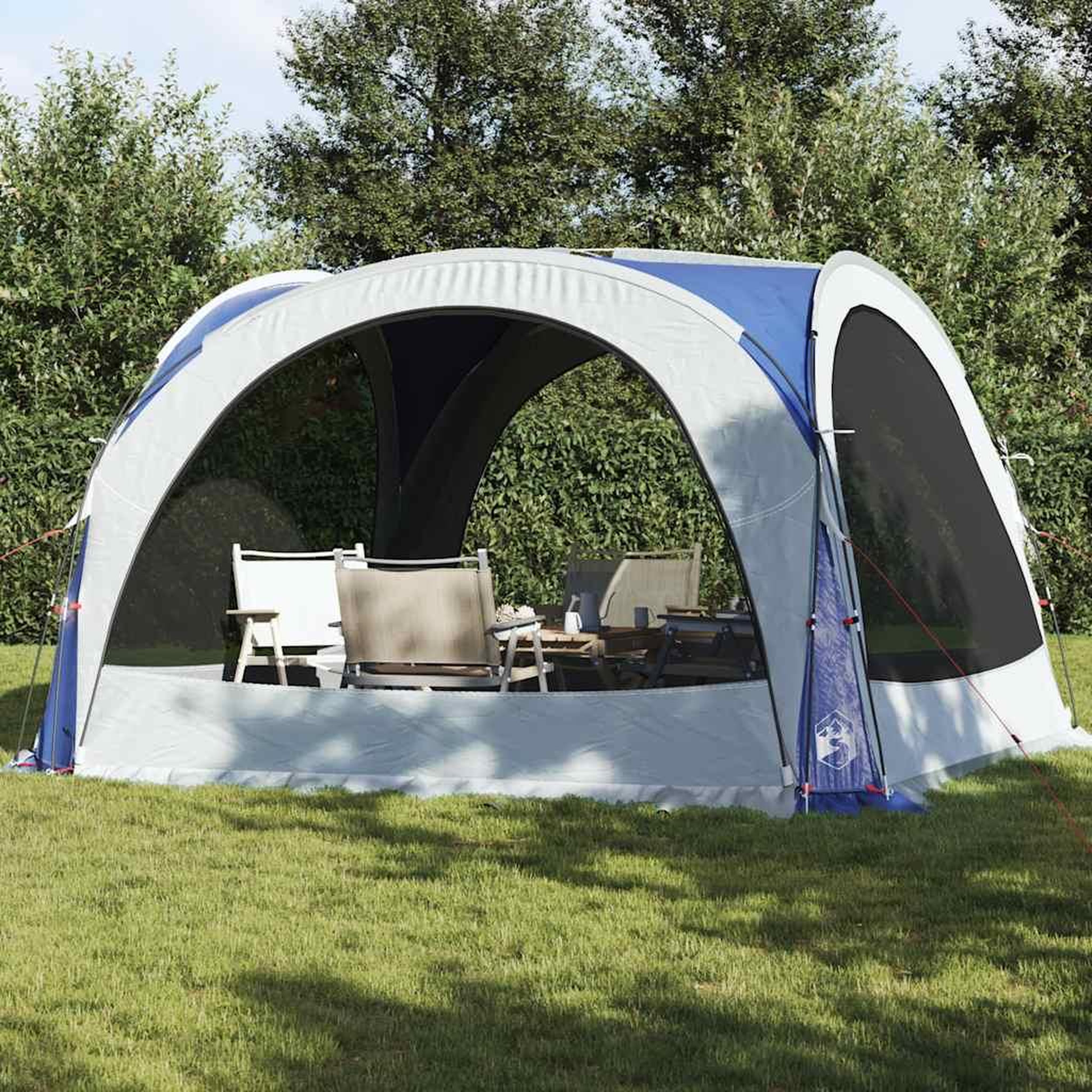 VIDAXL Tente de reception bleu impermeable