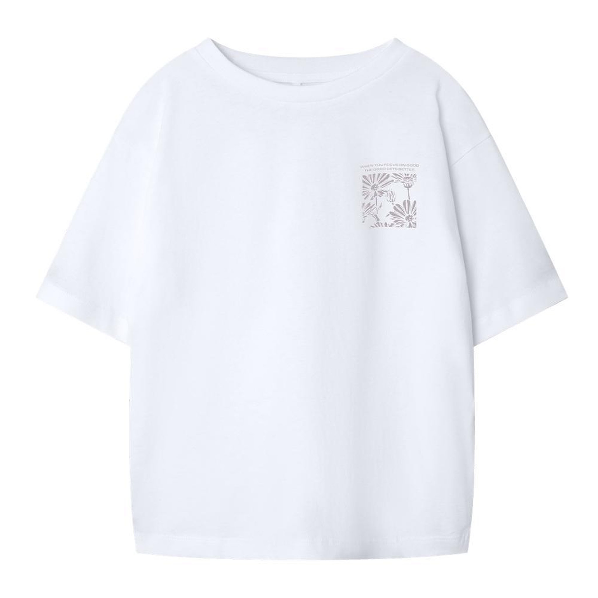 NAME IT T-shirt Blanc Fille Name it Dagmar. Coloris disponibles : Blanc