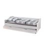 Voir la diapositive 4 : Lit banquette gigogne 2 couchages 90x200cm ANDREA