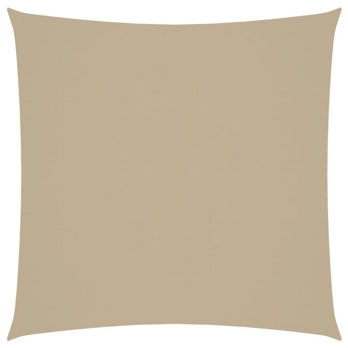 VIDAXL Voile de parasol tissu oxford carre 4,5x4,5 m beige