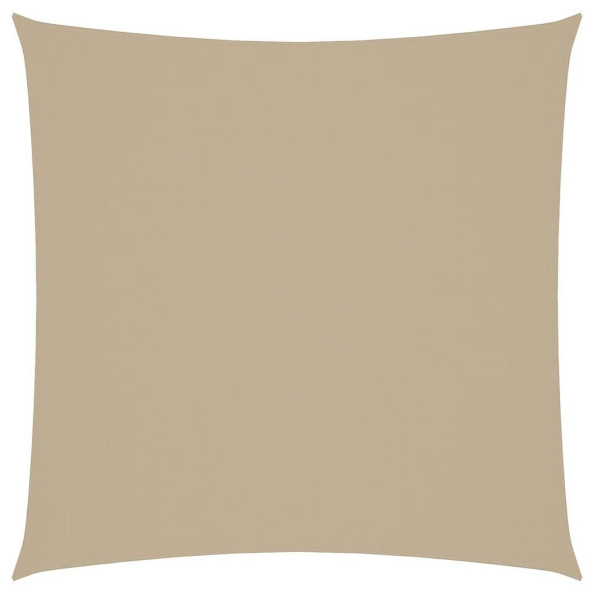 VIDAXL Voile de parasol tissu oxford carre 4,5x4,5 m beige