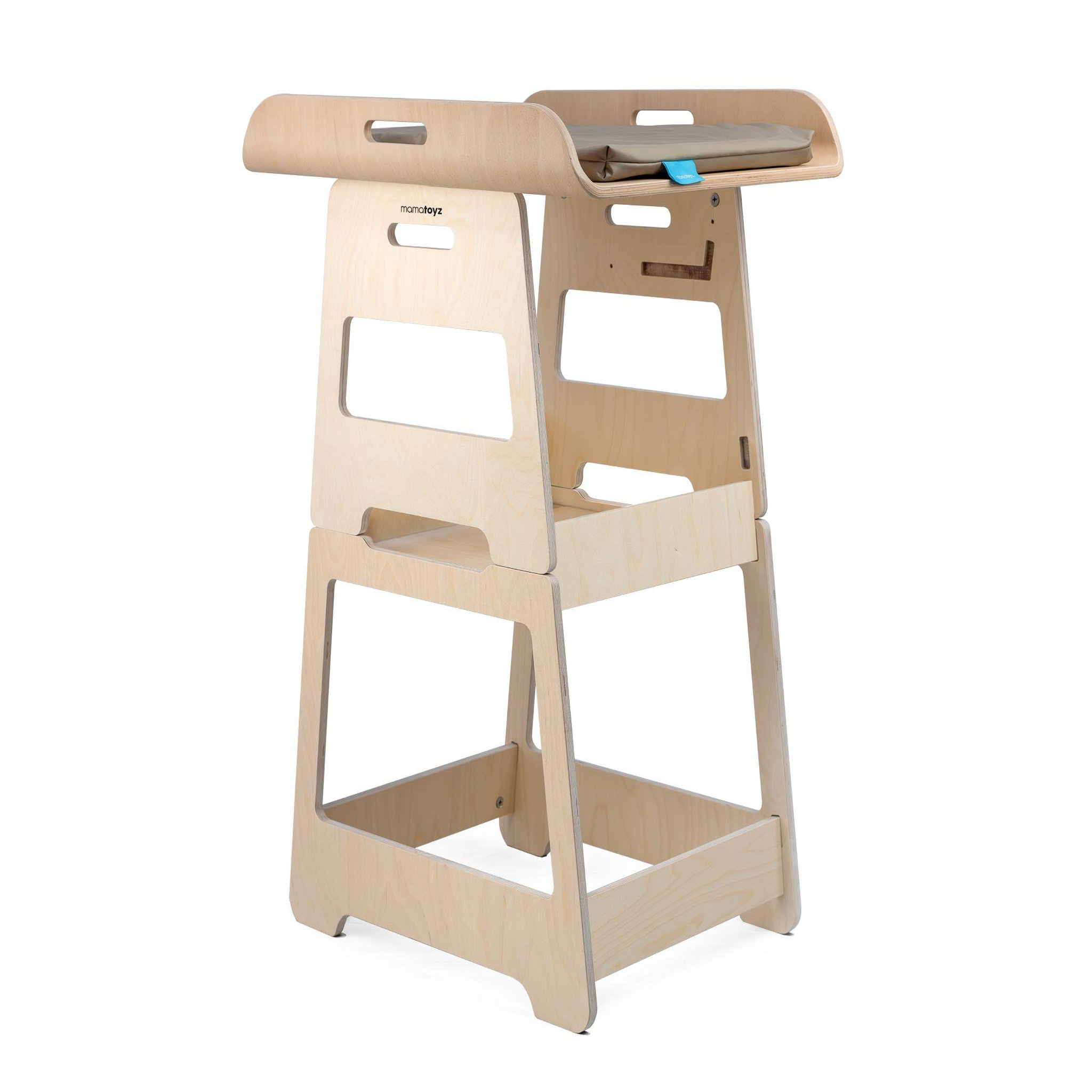 MAMATOYZ Table à langer transformable en bois Changy Bold