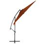 Voir la diapositive 3 : VIDAXL Parasol de jardin en porte-a-faux avec mat en aluminium