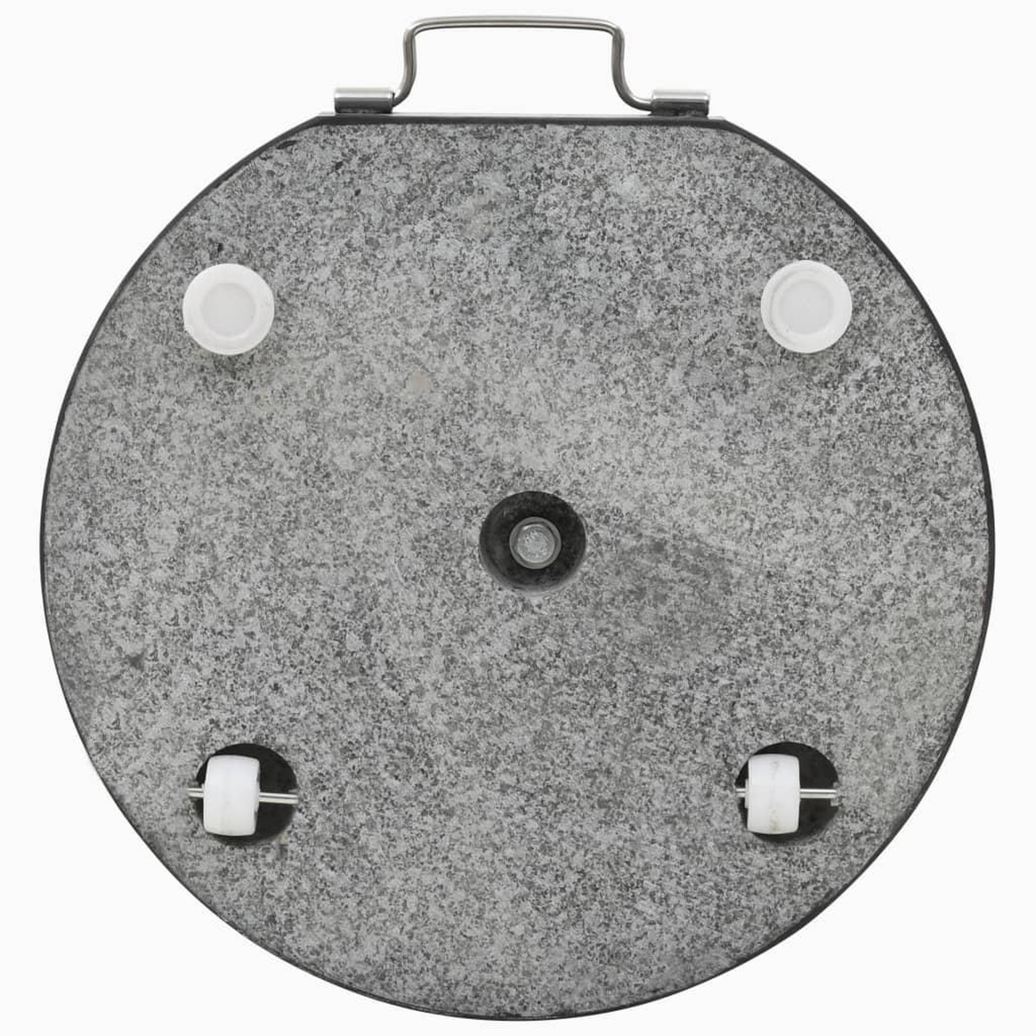 Voir la diapositive 3 : VIDAXL Socle de parasol Granite 28,5 kg Rond Noir