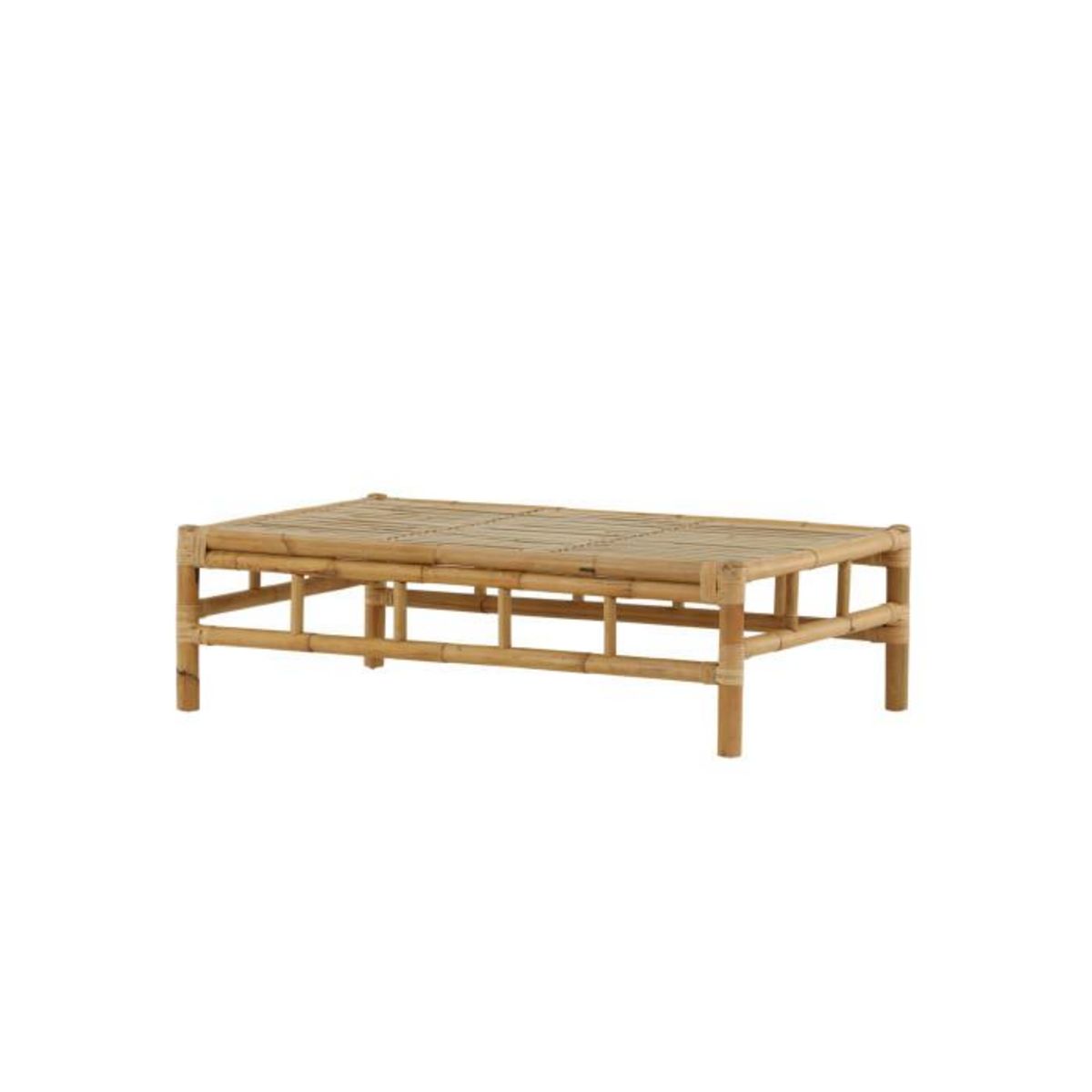 Paris Prix Table Basse de Jardin  Cane  120cm Naturel
