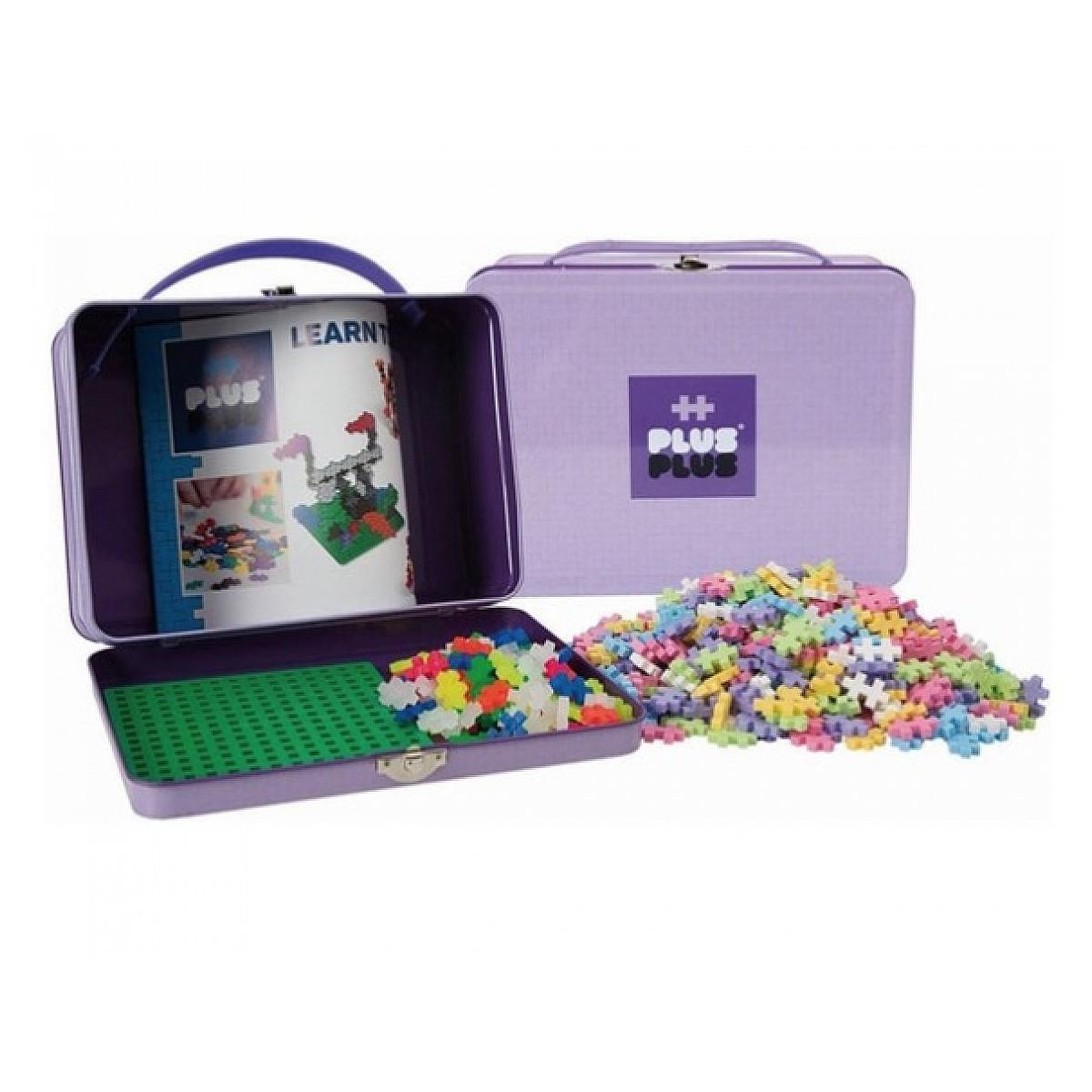 PlusPlus ++ Valisette metal Pastel et Neon 600 pieces