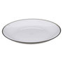 Voir la diapositive 2 : FIVE Lot de 6 Assiettes Plates Réutilisables  Square  25cm Gris Charbon