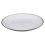 Voir la diapositive 2 : FIVE Lot de 6 Assiettes Plates Réutilisables  Square  25cm Gris Charbon