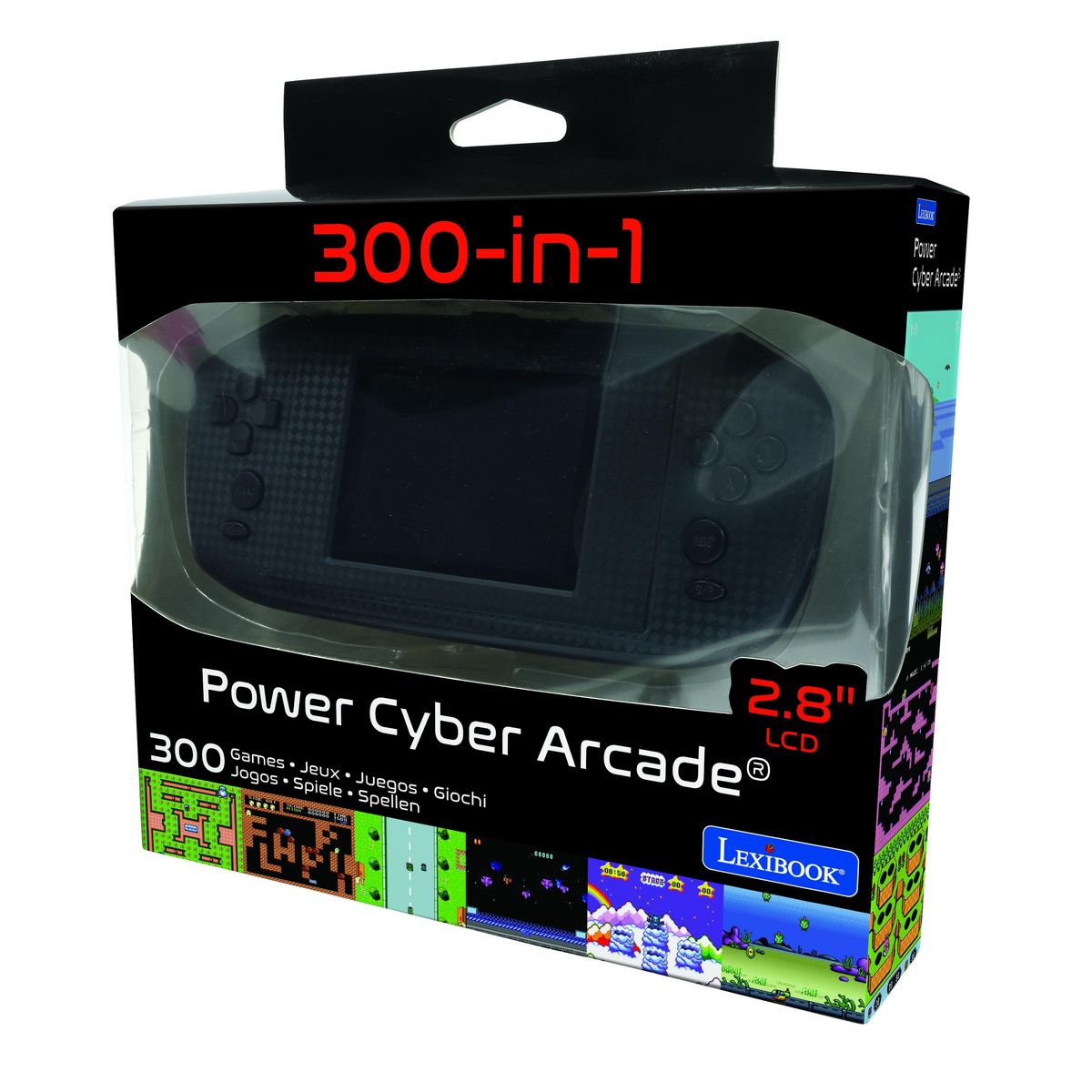 Lexibook Console portable Compact Power Cyber Arcade - écran 2.8'' 300 jeux