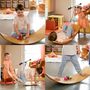 Voir la diapositive 4 : PLAY4FUN Planche d'équilibre Montessori enfant - PLEBO