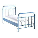 Paris Prix Lit Enfant Métal  New York  90x200cm Bleu