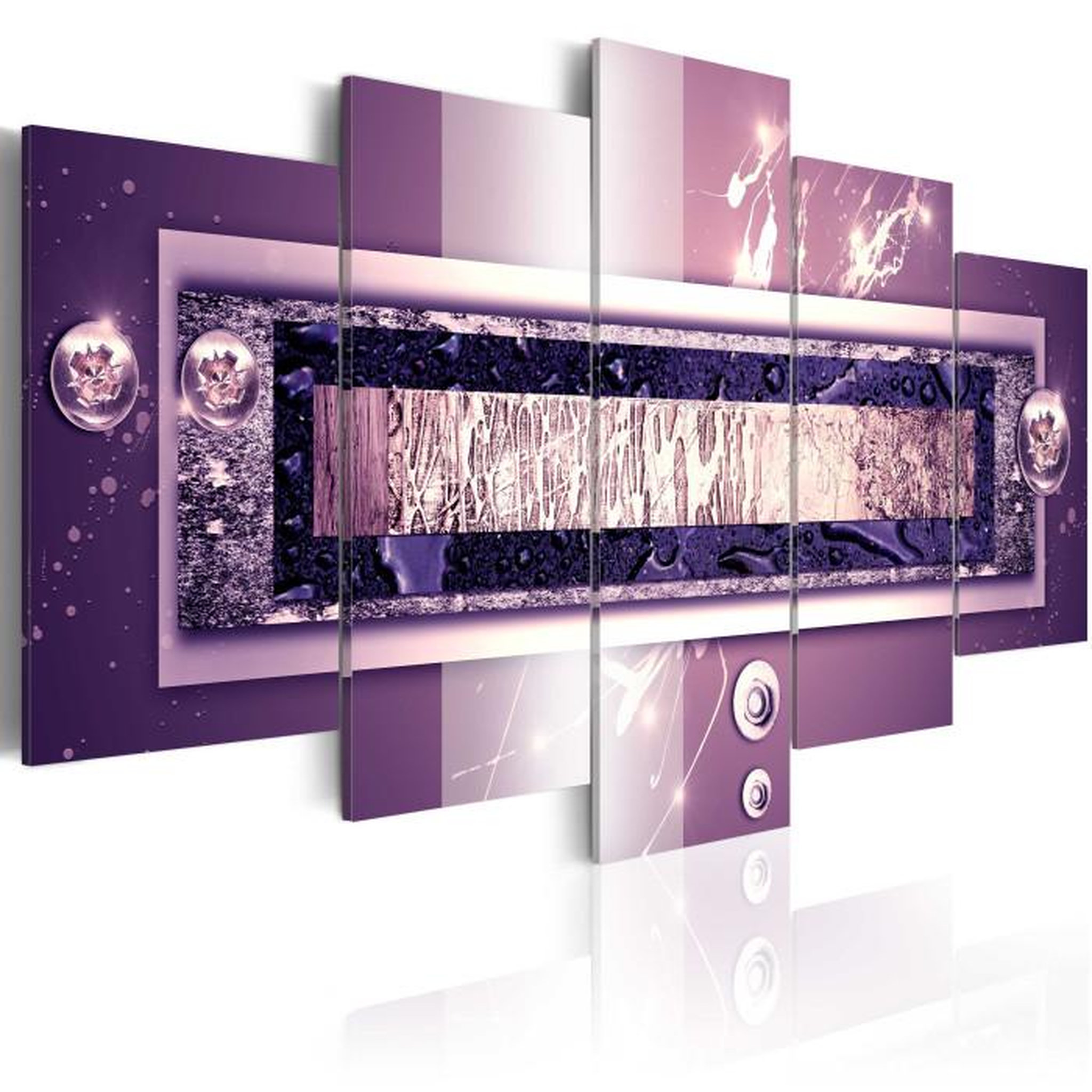Paris Prix Tableau Imprimé  Purple Cascade. Coloris disponibles : Multicolore