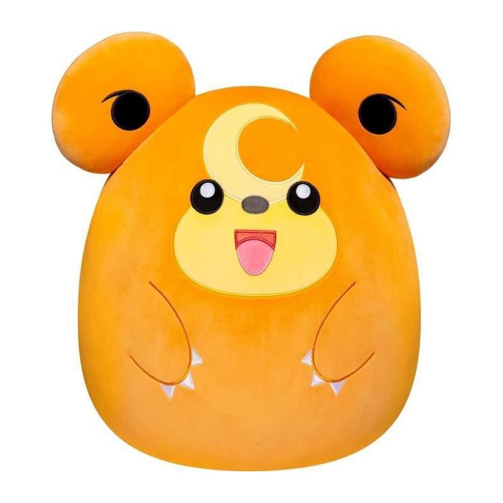BANDAI Peluche - BANDAI - Pokémon - Squishmallows 50 cm - Teddiursa - Grande peluche ultra-douce - Licence officielle Pokémon