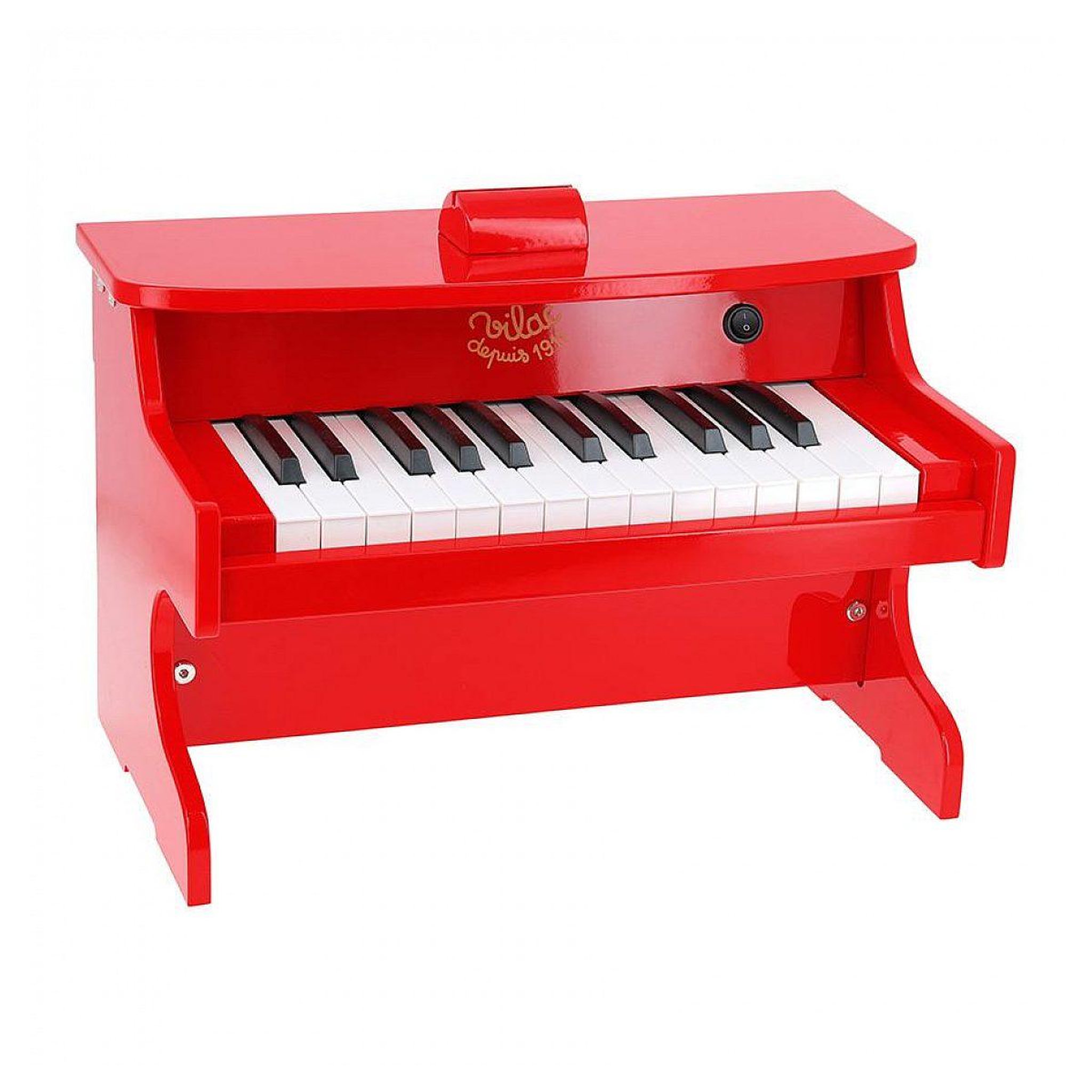 Voir la diapositive 2 : Vilac E piano rouge - avec piles -