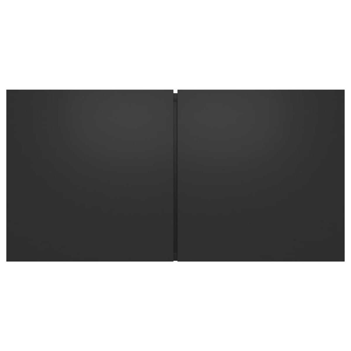 VIDAXL Meubles TV suspendus 2 pcs Noir 60x30x30 cm